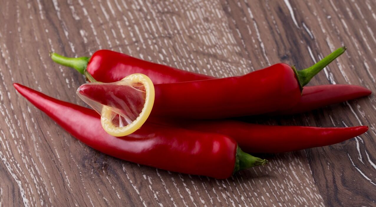 Chili pepper øker testosteronnivået i en manns kropp og forbedrer styrken